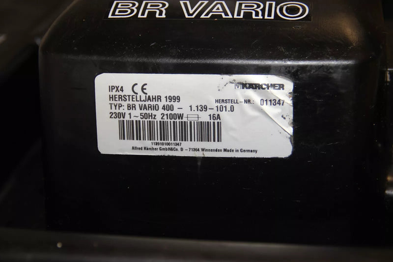 Kärcher BR Vario 400 Schrubbmaschine 230V 1.139-101.0 *gebraucht* mit harten Walzen