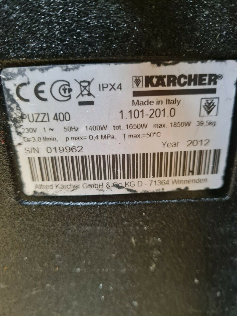 Kärcher Puzzi 400 Sprühextraktionsgerät 1.101-201.0 inkl. 4.130-065.0 *Gebrauchtgerät*